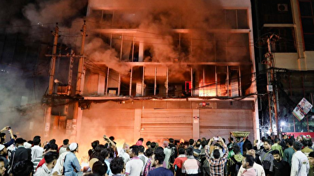 عکس | خشم و آشوب در پایتخت بنگلادش