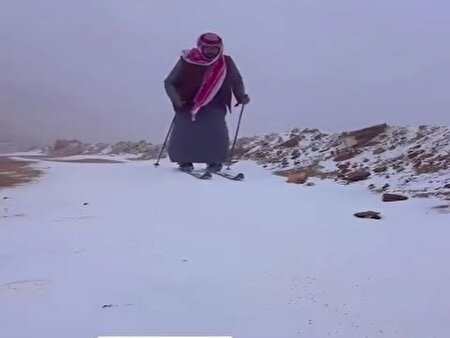 ببینید | اسکی با دشداشه