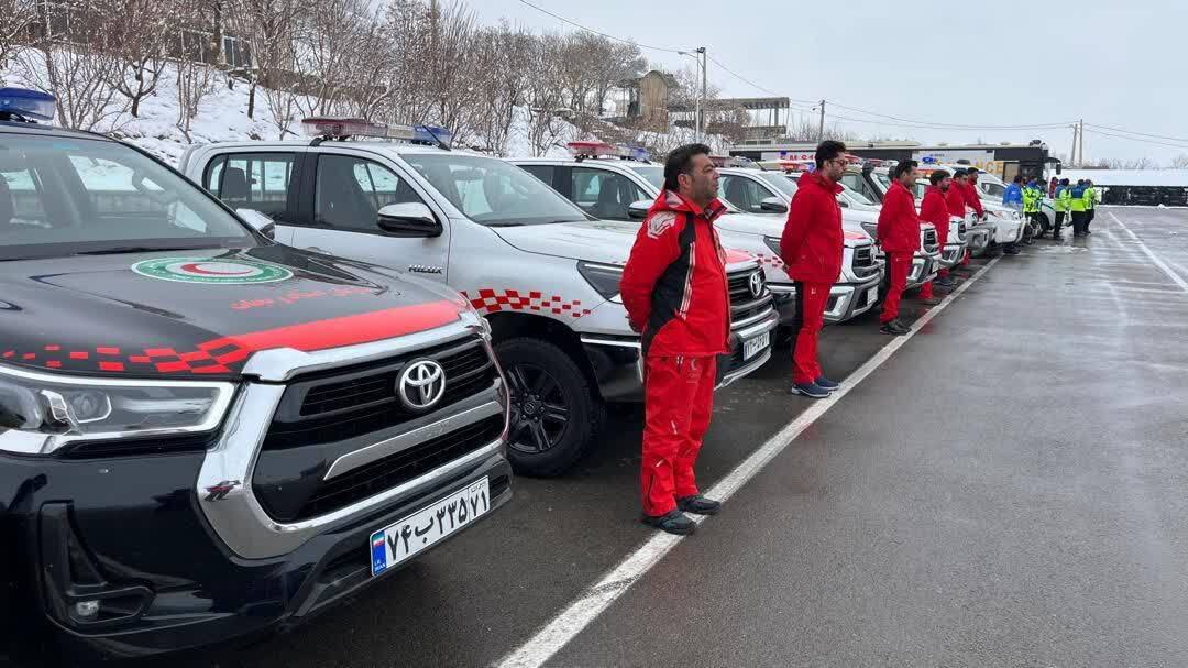 رزمایش مشترک طرح زمستانه با حضور نیروهای هلال‌احمر چهارمحال و بختیاری برگزار شد