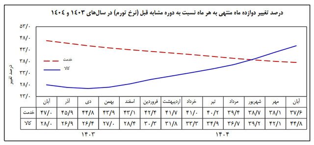 تورم در ایران به ۴۱ درصد رسید | جهش تورم کالا در یک سال اخیر