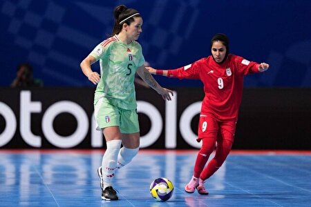 حذف زنان ایران از جام جهانی فوتسال با شکست از ایتالیا