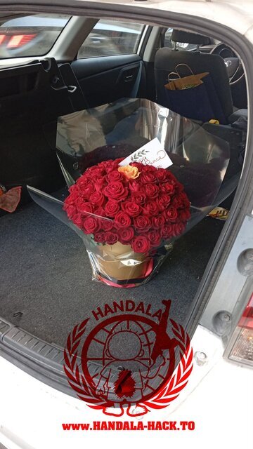 عکس | دسته گل گروه هکری حنظله برای یک دانشمند هسته‌ای رژیم صهیونیستی