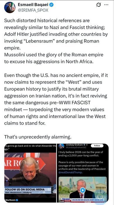 آمریکا در پی احیای تفکر فاشیستی پیش از جنگ جهانی دوم است