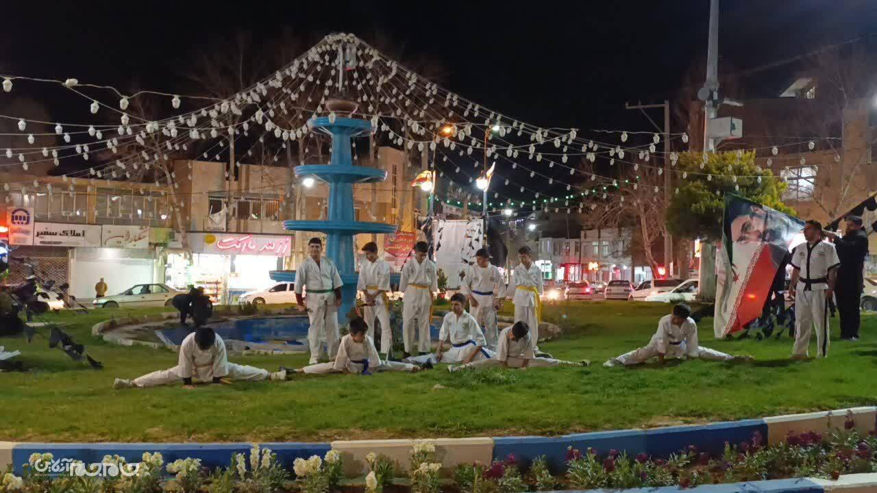 حضور جامعه ورزش و جوانان شهرستان سامان در تجمعات بصیرتی مردم +تصاویر