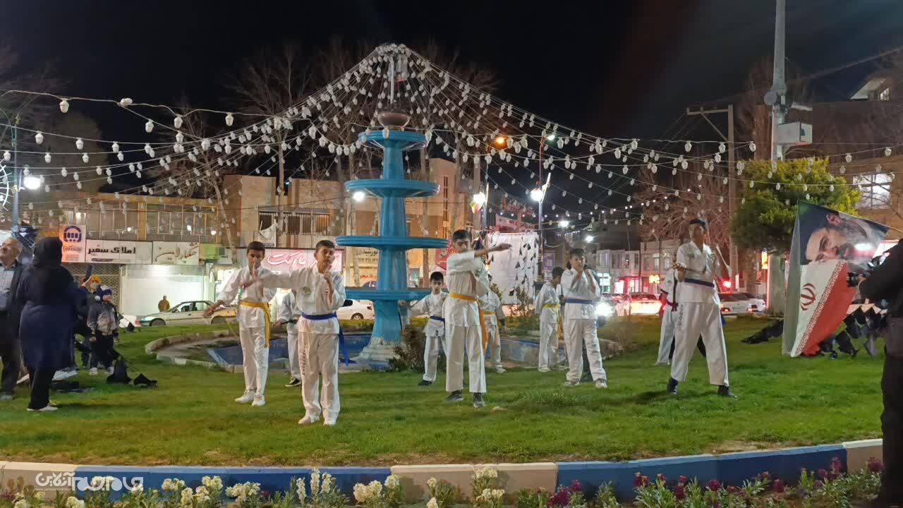 حضور جامعه ورزش و جوانان شهرستان سامان در تجمعات بصیرتی مردم +تصاویر