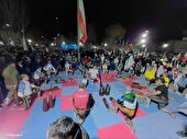 حماسه حضور پرشور ورزشکاران در تجمعات مردمی، این‌بار در شهر نقنه