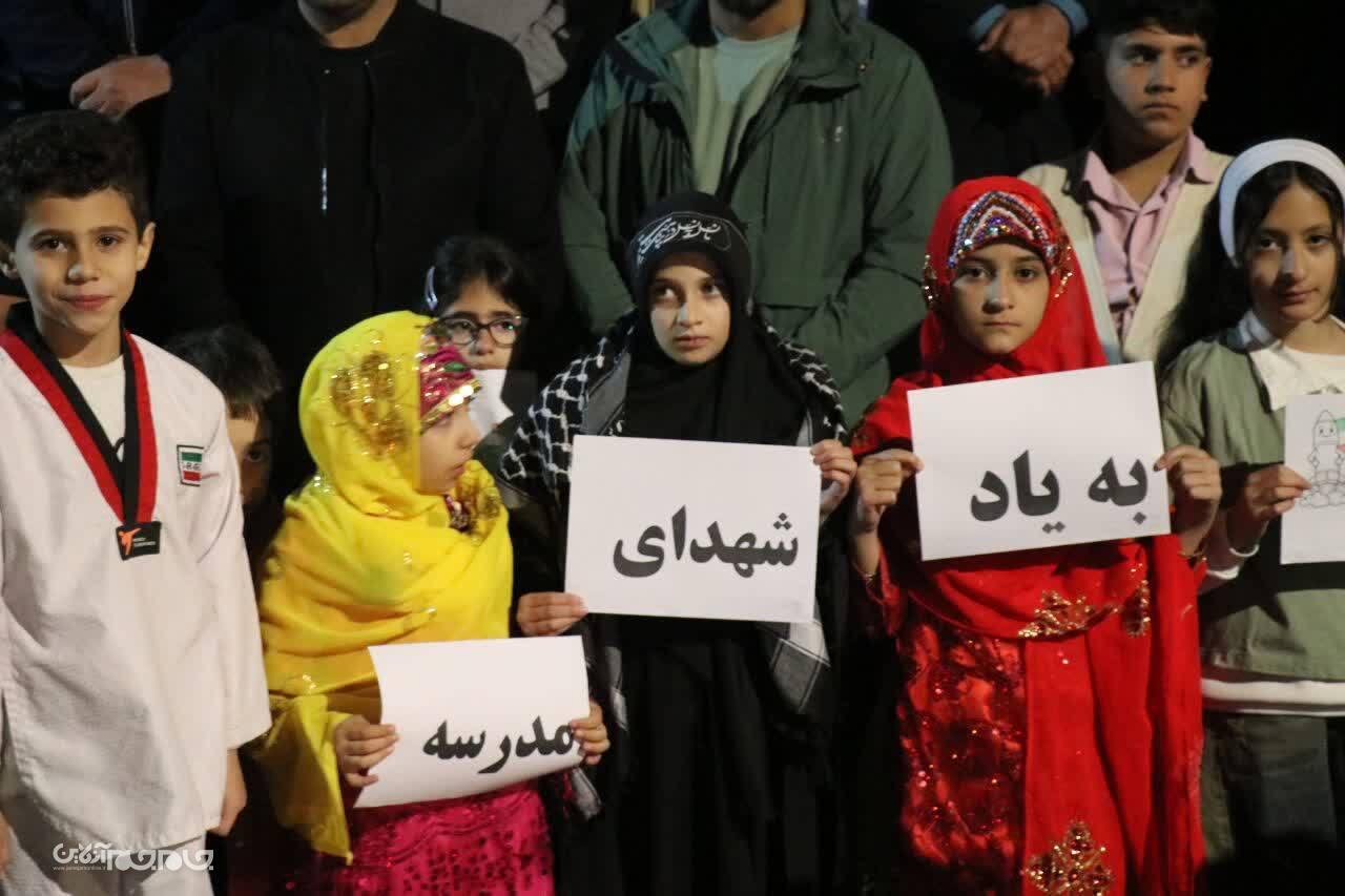 جامعه ورزشی چهارمحال و بختیاری در سوگ کودکان شهید مدرسه «شجره طیبه» +تصاویر