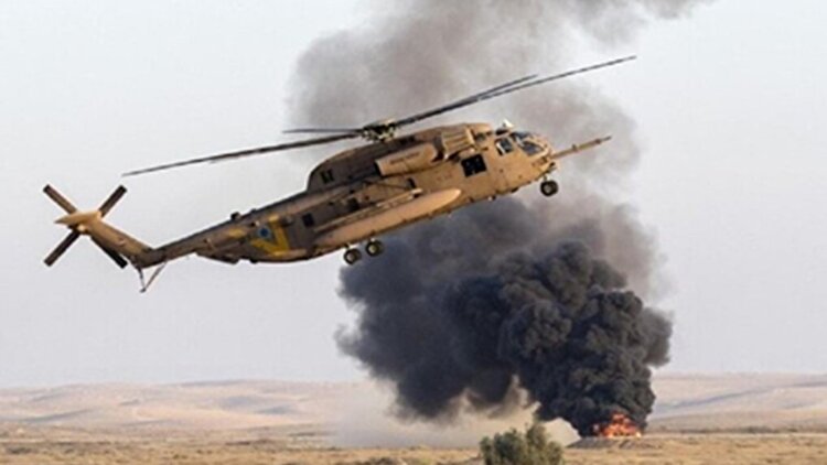 سقوط بالگرد وزارت دفاع قطر در خلیج فارس