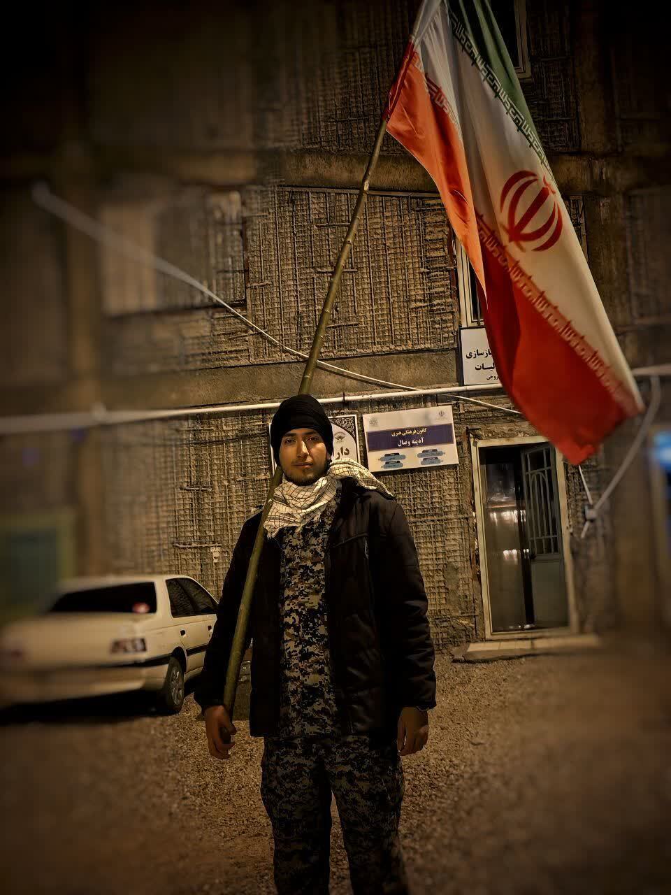 حماسه حضور خیابانی مردم بروجن در شب‌های سرد بام ایران +تصاویر