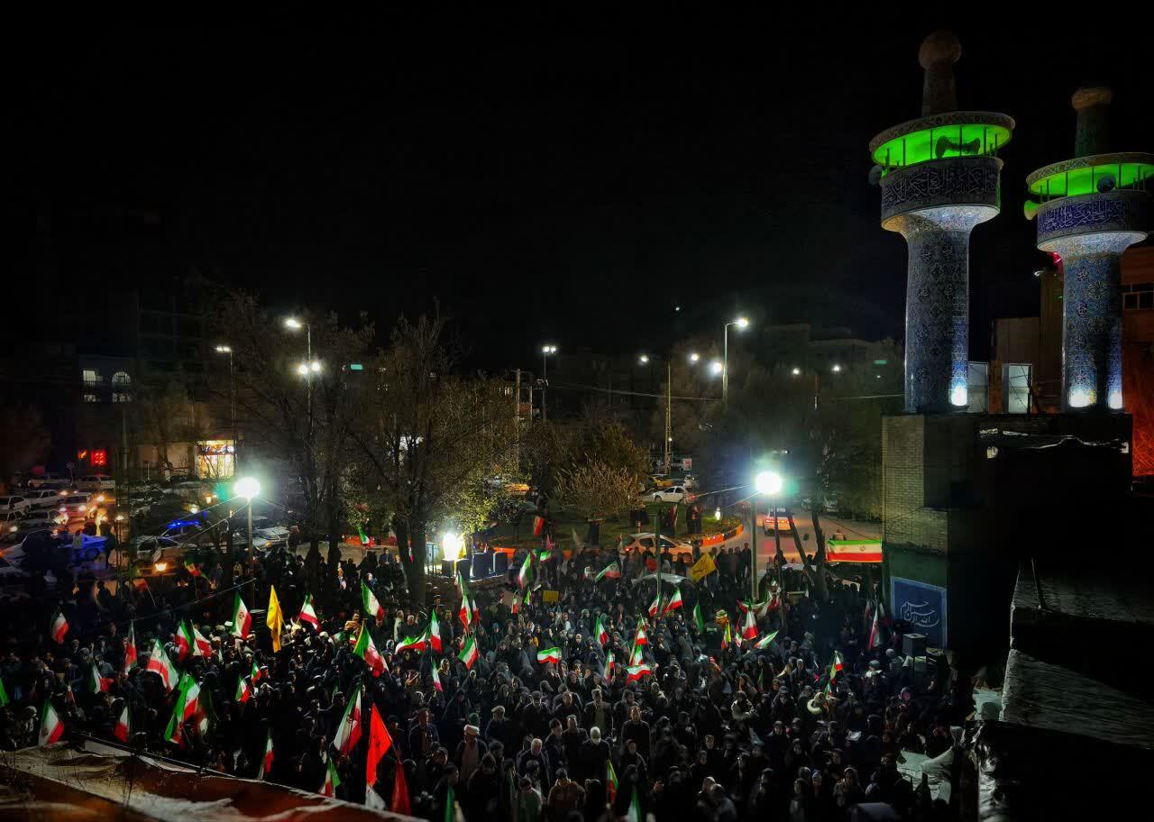 جلوه‌هایی از شکوه حضور شرافتمندانه مردم شهرستان بروجن +تصاویر