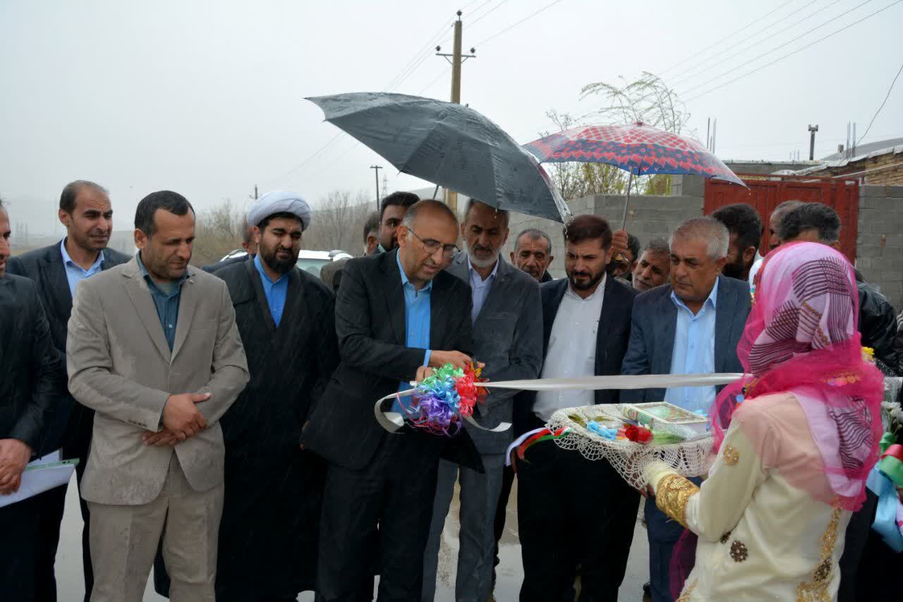 افتتاح طرح‌های هادی روستای تشنیز