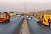اجرای ۳۲۰۰ کیلومتر خط‌کشی در راه‌های همدان