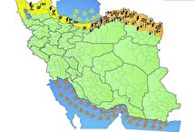 رگبار شدید باران برای شمال شرق