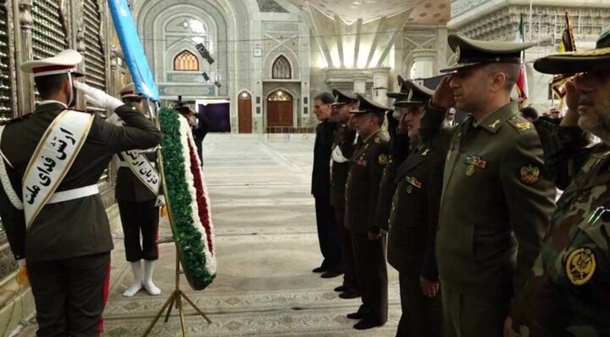 تجدید بیعت ارتشیان با آرمان‌های انقلاب و شهدا