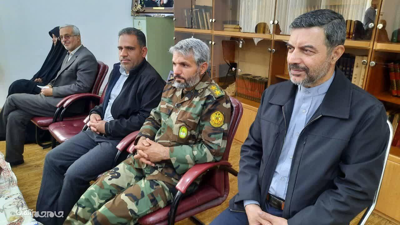 دیدار پیشکسوتان دفاع مقدس چهارمحال و بختیاری با نماینده ولی‌فقیه در استان +تصاویر