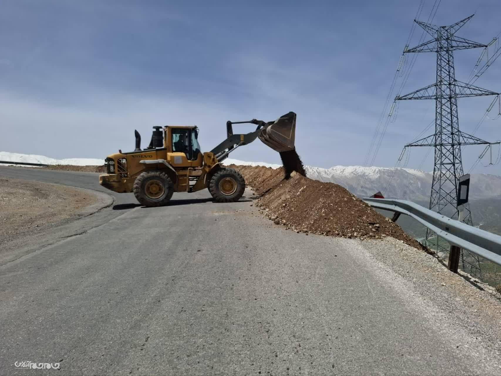 آغاز عملیات حذف ۵ نقطه حادثه‌خیز در محور بازفت