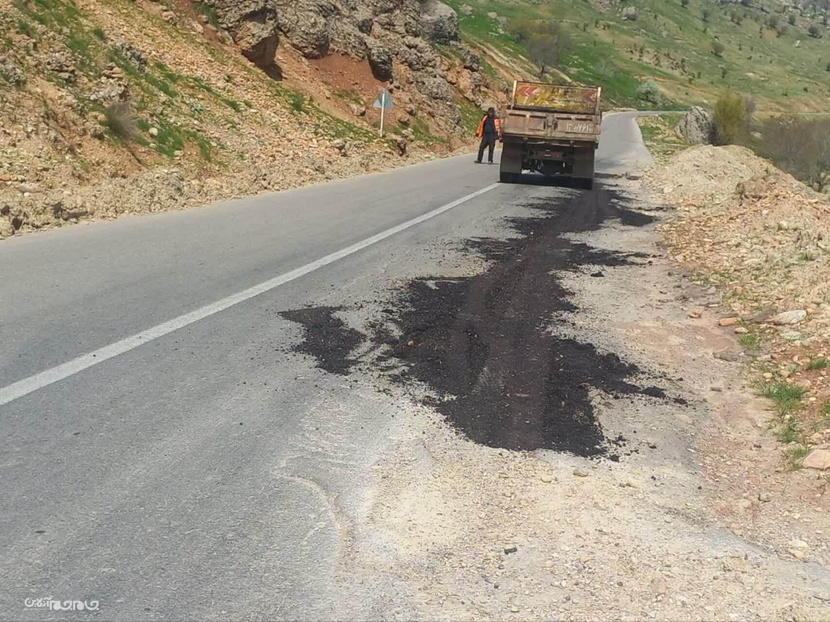 آغاز عملیات حذف ۵ نقطه حادثه‌خیز در محور بازفت