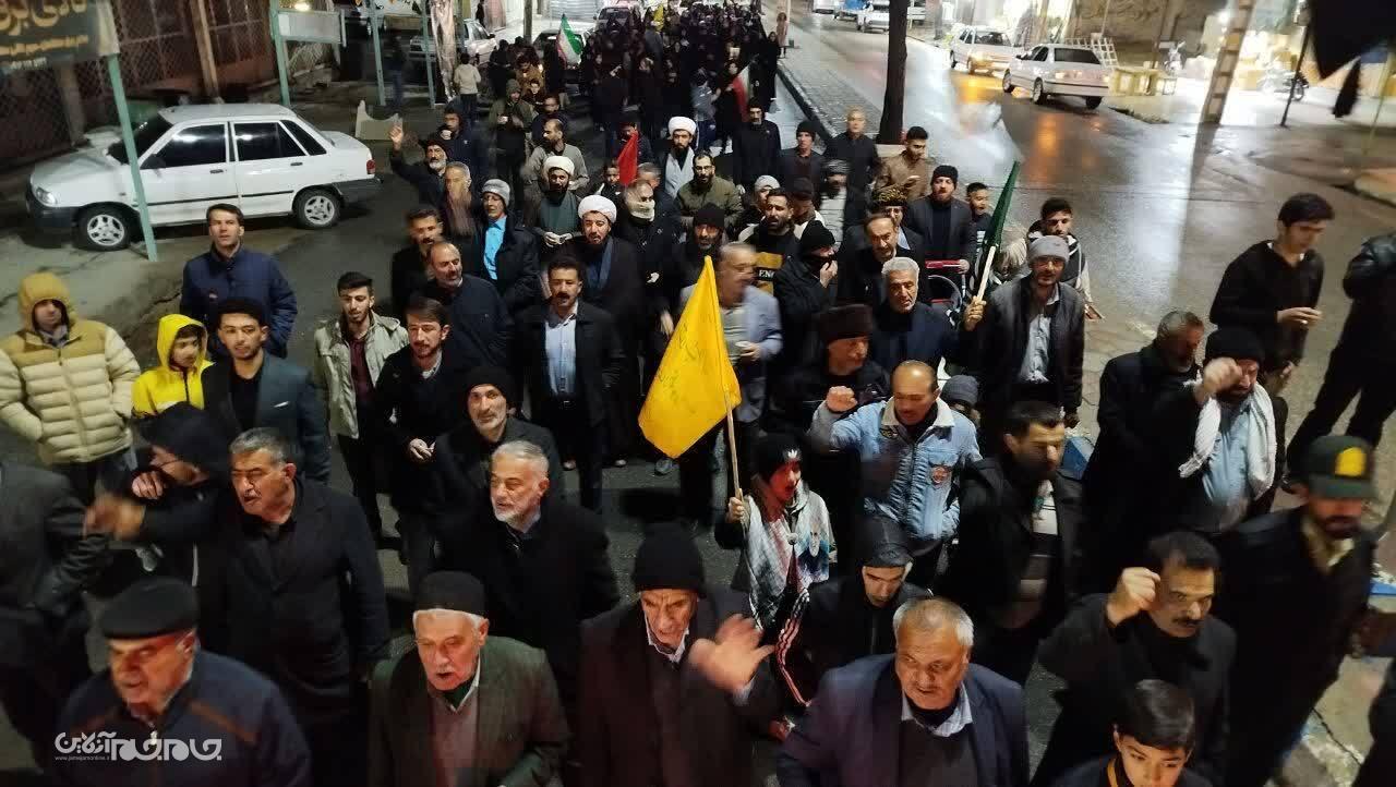 حضور خیابانی مستمر مردم باباحیدر در بیست و دومین شب متوالی