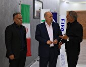 دیدار انارکی محمدی با مهدی تاج پیش از اعزام تیم ملی به جام جهانی