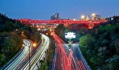 پل طبیعت به رنگ قرمز درمی‌آید