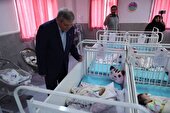 بازدید رئیس سازمان بهزیستی کشور از شیرخوارگاه امام علی (ع) کرج
