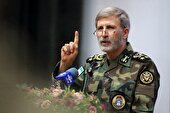 فرمانده کل ارتش: تا آخرین قطره خون از ایران دفاع می‌کنیم