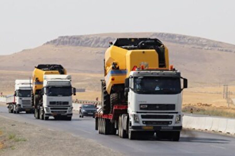 حمل بیش از ۱۱ میلیون تن کالا در جاده‌های همدان در سال ۱۴۰۴