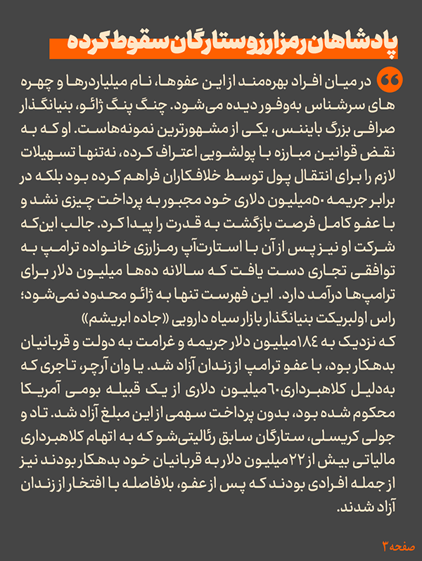 عکس نوشت | عفو به شرط دلار