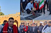 قهرمان چهارمحال و بختیاری، پرچم ایران را در جهان به اهتزاز در آورد