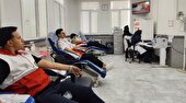 اهدا ۸۲ هزار و ۸۰۰ سی‌سی خون توسط داوطلبان هلال‌احمر یزد در طرح حمایت ماندگار