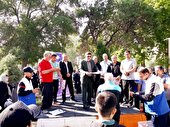 برگزاری جشنواره ورزشی سالمندان و پیشکسوتان در پارک معلم اردبیل