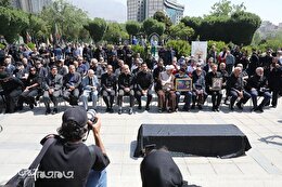 گزارش تصویری | تشییع پیکر زنده‌یاد بهروز رضوی با حضور مدیران رسانه ملی و هنرمندان پیشکسوت