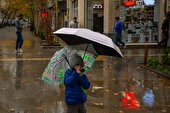 رگبار شدید باران در سه استان | وزش باد شدید در ۱۳ استان