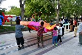 برگزاری افتتاحیه فوران شادی در پارک‌های گلبهار
