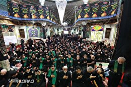 گزارش تصویری | مراسم عزاداری محرم درهیئت سقاهای همدانیهای مقیم مرکز