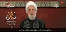 ببینید | نعیم قاسم: طرح اسرائیلی-آمریکایی را شکست دادیم