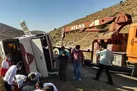 اتوبوس خبرنگاران معاینه فنی سکو نداشت