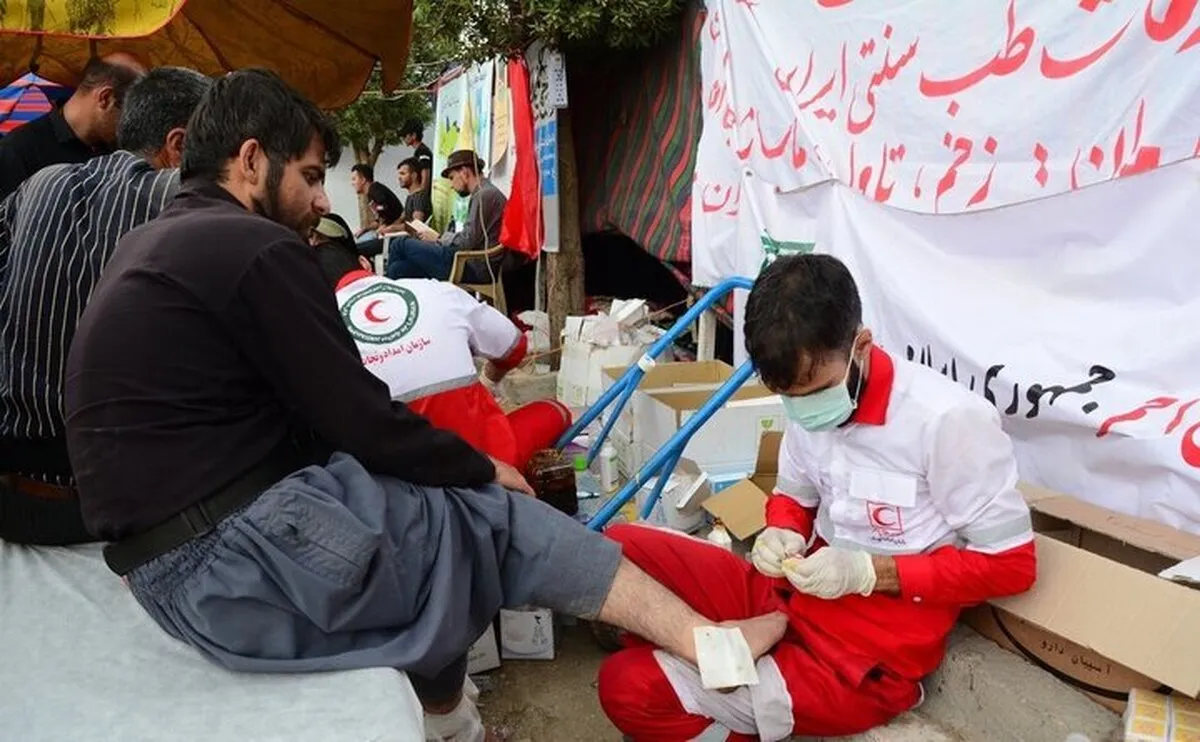 توصیه‌های هلال‌ احمر درباره گرمازدگی زائران اربعین