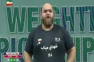 طلایی شدن علیرضا یوسفی به یاد شهدای میناب