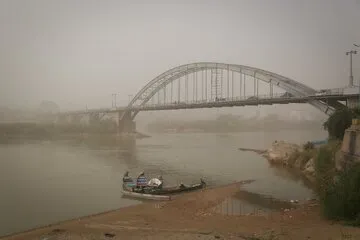 وضعیت نارنجی آلودگی هوای ۷ شهر خوزستان