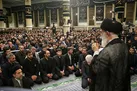 عکس | مراسم عزاداری اربعین حسینی در محضر رهبر انقلاب برگزار شد