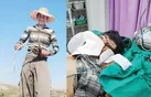 جدال خونین با ۲ خرس گرسنه