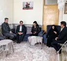 استاندار خراسان شمالی با خانواده مرحوم عیسی بخشی دیدار کرد