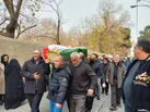 پیکر مادر شهید صمیمی در کرج به خاک سپرده شد