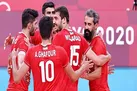 پیروزی دستگرمی والیبال ایران در حد المپیک!