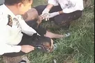 مامور فداکار به دل آتش زد