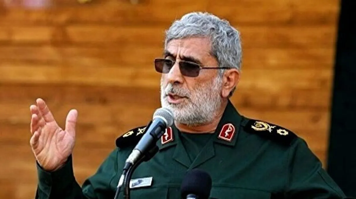 سردار قاآنی: روی حمایت از حزب‌الله و جبهه مقاومت تمرکز کرده‌ایم