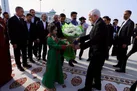 معاون اول رئیس‌جمهور وارد ترکمنستان شد