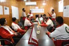 دبیرکل جمعیت هلال احمر وارد چابهار شد