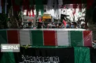 پیکر شهید حادثه تروریستی حرم مطهر رضوی در خواف تشییع شد